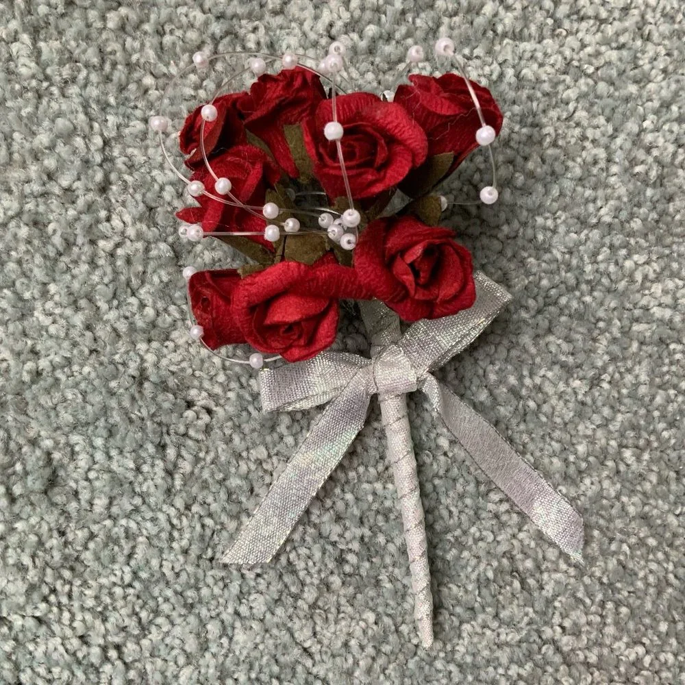 Mini Faux Rose Bouquet